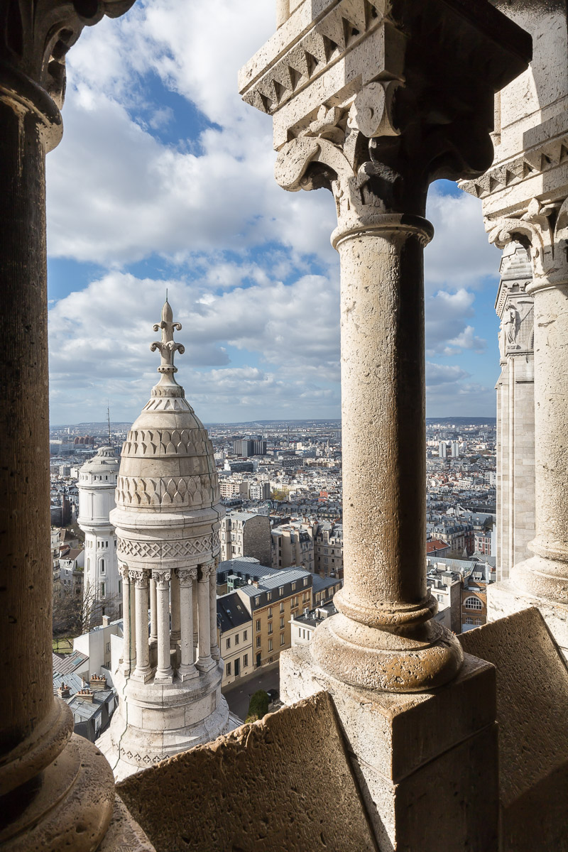 Vue depuis le dôme du Sacré-Coeur de Montmartre