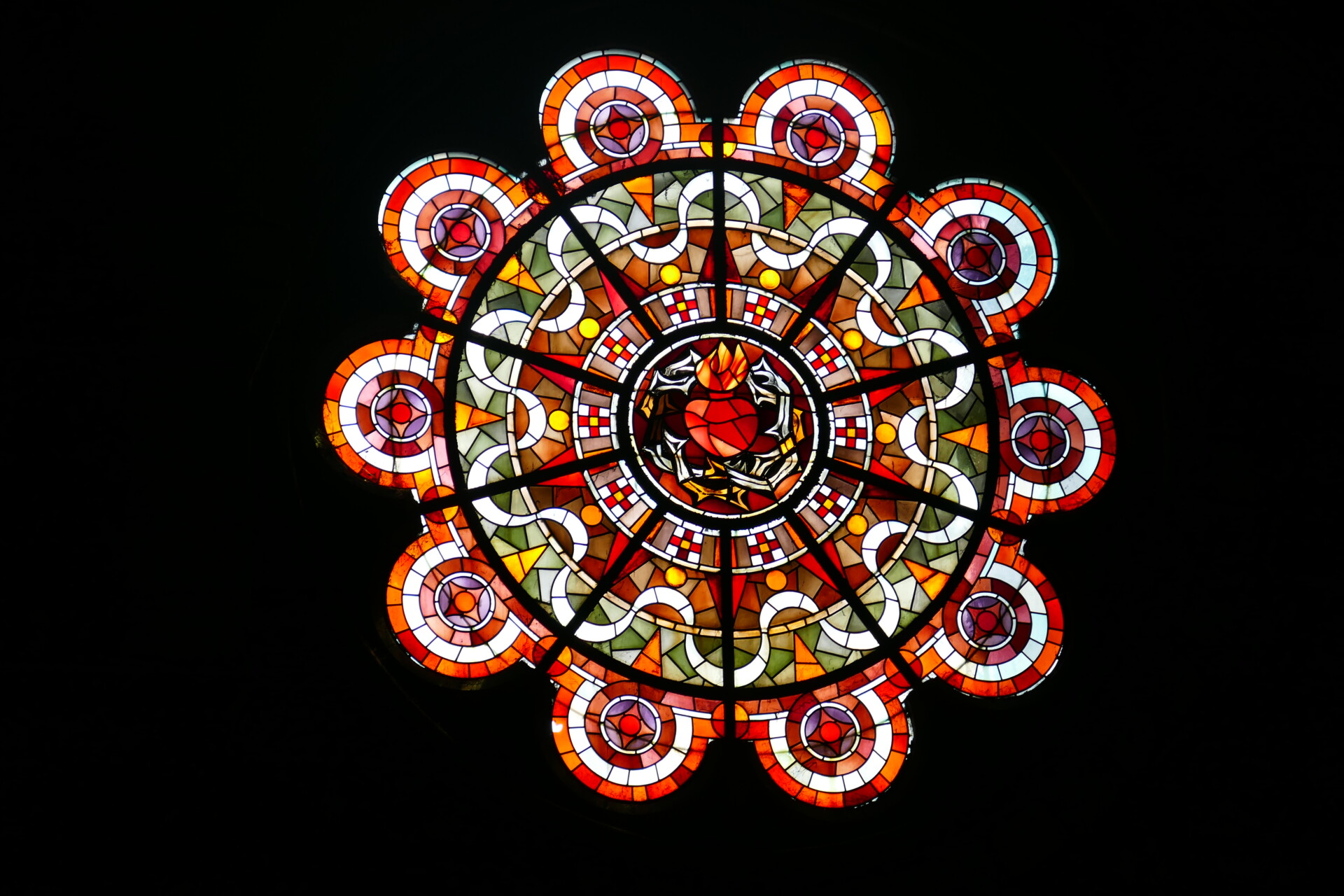 Vitrail du Sacré-Coeur